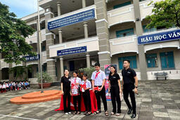 HỌC SINH TRƯỜNG THCS NGUYỄN HUỆ THAM GIA VÒNG LOẠI INS CONTEST 2024