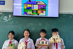 TỔ TIẾNG ANH TRƯỜNG THCS NGUYỄN HUỆ  TỔ CHỨC HOẠT ĐỘNG STEM TRONG TIẾT SPEAKING CỦA HỌC SINH LỚP 6