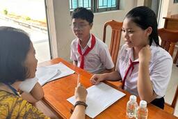 TRƯỜNG THCS NGUYỄN HUỆ THAM GIA KHẢO SÁT NĂNG LỰC NGOẠI NGỮ ĐỐI VỚI HỌC SINH LỚP 8 VÀ 9 ĐỢT 3 NĂM 2024
