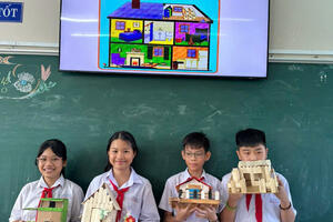 TỔ TIẾNG ANH TRƯỜNG THCS NGUYỄN HUỆ  TỔ CHỨC HOẠT ĐỘNG STEM TRONG TIẾT SPEAKING CỦA HỌC SINH LỚP 6
